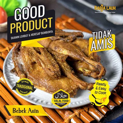 Jual BEBEK GORENG ASIN MANIS 1 EKOR FROZEN VACUUM FREE SAMBAL