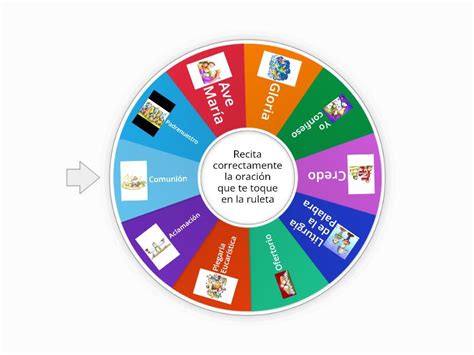 Ruleta De Oraciones De La Misa Roda Aleat Ria