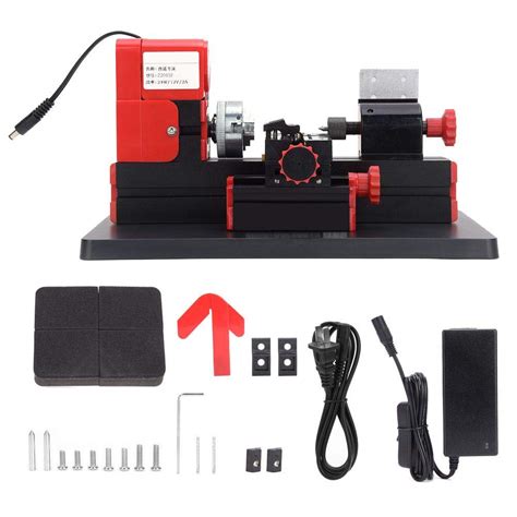 Buy Mini Lathe Machine 24w 20000rpm Mini Multifunction Wood Lathe Metal Rotating Lathe Diy Tool