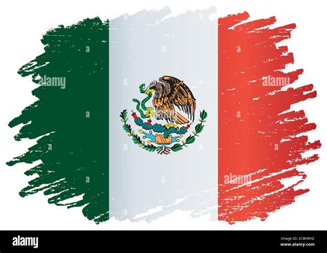 Flag of Mexico, United Mexican States. Template for award design, an ...