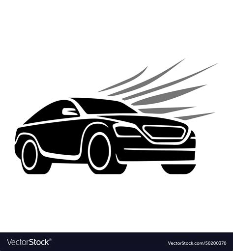 Simple car logo Royalty Free Vector Image - VectorStock