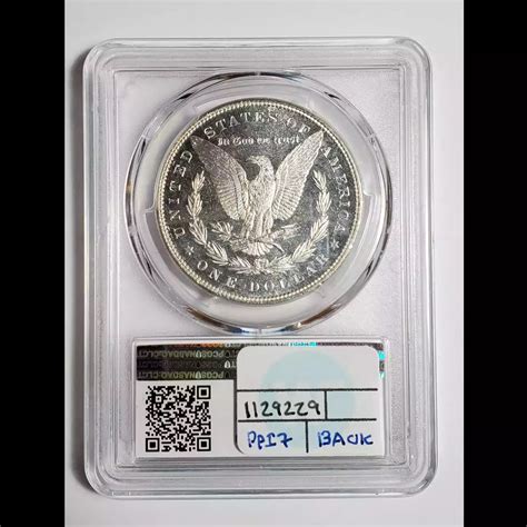 Morgan Silver Dollar Pcgs Ms Dmpl Cac Sight White Bob Paul