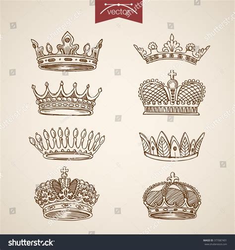 Pin By Villain On Appearence References Crown Tattoo Design Icon Set