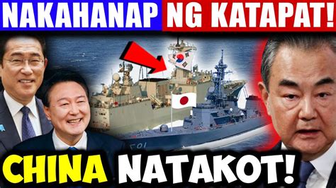 China May Katapat Na China Natakot Sa Alyansa Ng Japan At S Korea