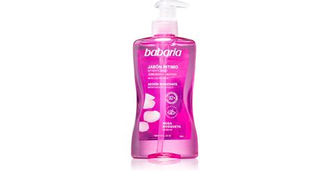 Babaria Rosa Mosqueta gel douche de toilette intime pour femme à l