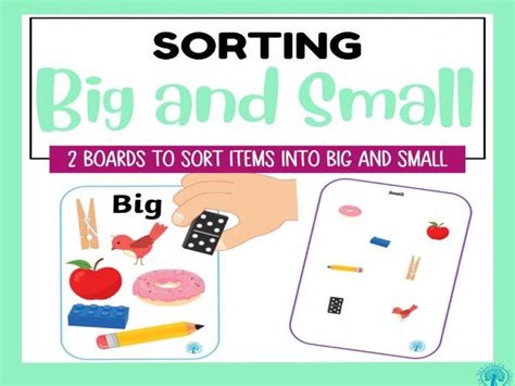 Big And Small Sorting Teaching Resources