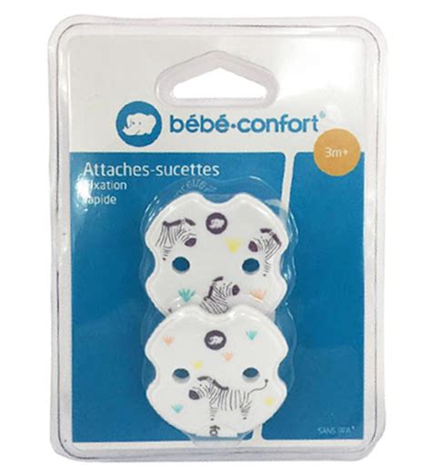 Bebe Confort Attaches Sucette Clip Croix 3M Parapharmacie