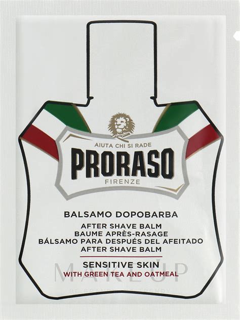 After Shave Balm Proraso After Shave Balm Sensitive Sample MAKEUP