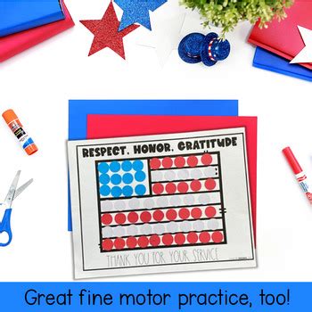 Veterans Day Crafts Fine Motor Activities for Preschool, Pre-K and ...