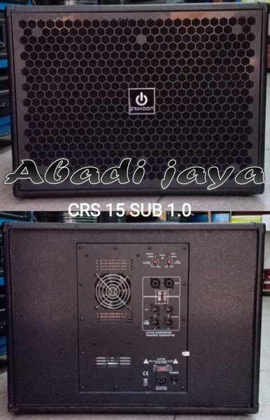 Jual Subwoofer Aktif Inch Crimson Crs Sub Professional