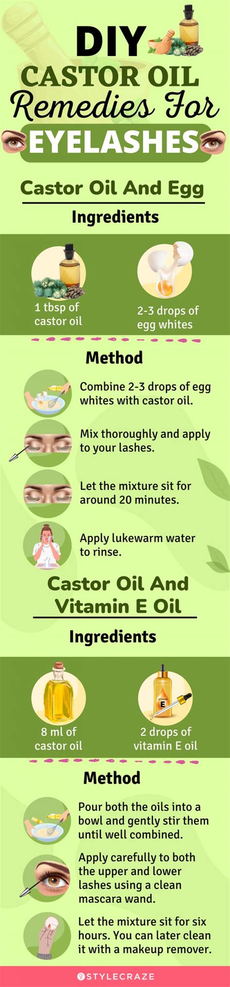 Castor Oil For Eyebrows And Eyelashes How To Use And Side Effects