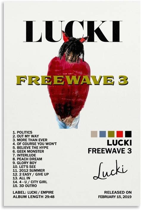 Zelbuck Lucki Freewave 3 Poster Canvas Art Poster Bedroom