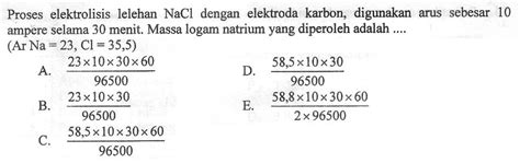 50 Contoh Soal Hukum Faraday 1 Kimia Kelas 12 Soal Jawaban