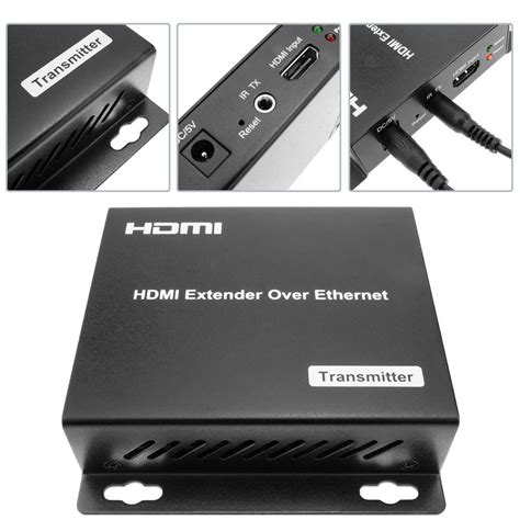 Extensor Hdmi Prolongador Fullhd P A Trav S De Cable Ethernet Cat