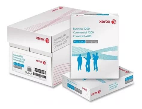 Caja Hojas Xerox Papel Ecol Gico Tama O Carta Resmas Meses Sin