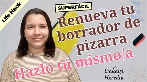 Renueva Tu Borrador De Pizarra Deja Tu Antiguo Borrador De Pizarra