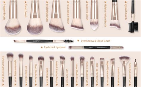 Make Up Pinsel Set Magefy Professionelles 22 Pcs Pinselset Makeup Schminkpinsel Kit Foundation