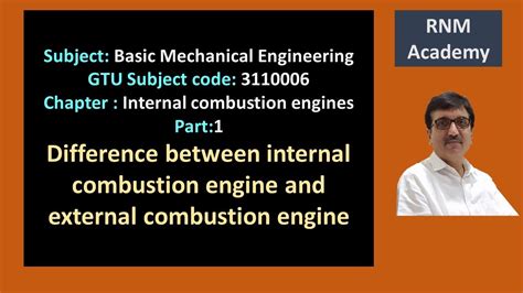 IC Engine Part 1 Difference Between IC Engine And EC Engine What Is