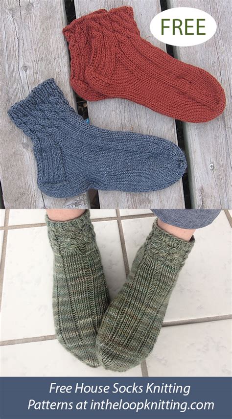 Bed Socks Knitting Patterns - In the Loop Knitting