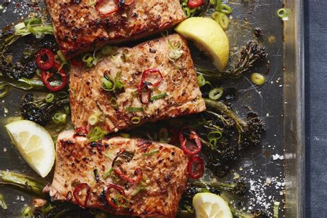 Broiled Salmon With Broccolini Recipe Cart