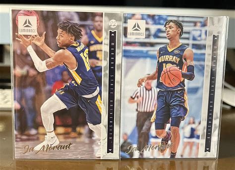 JA MORANT 2022 Panini Chronicles Draft Luminance Cards Murray St