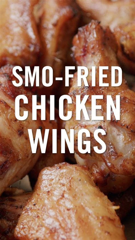 Smoked And Fried Chicken Wings Fried Chicken Chicken Wing Recipes