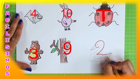 Introducir 54 Imagen Numeros Con Dibujos Viaterra Mx