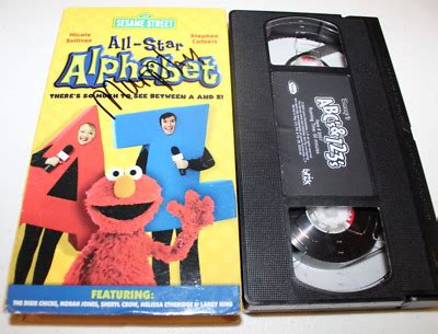 Sesame Street All Star Alphabet VHS 2005 Dixie Chicks Norah Jones