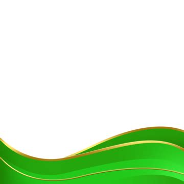 Green Banner Wavy Curve Shape Vector Curve Green Banner Png And