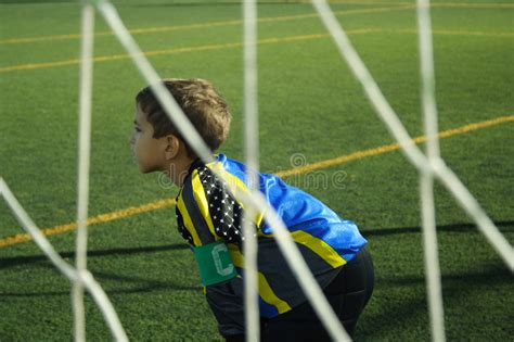 Soccer Goal Net Stadium Crowd Stock Photos Free Royalty Free