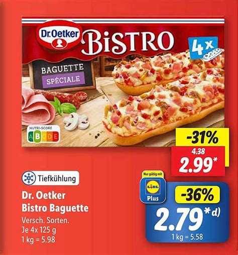 Dr Oetker Bistro Baguette Angebot Bei Lidl 1Prospekte De