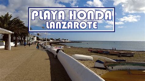 Lanzarote Playa Honda Promenade Beaches And Walking Tour In 4k Youtube