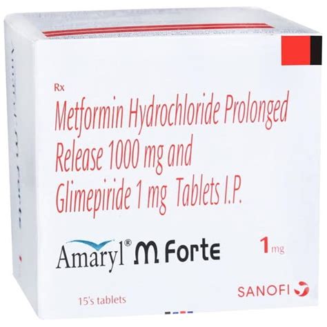 Amaryl M Forte 1 Tablet Ak Medical Hall