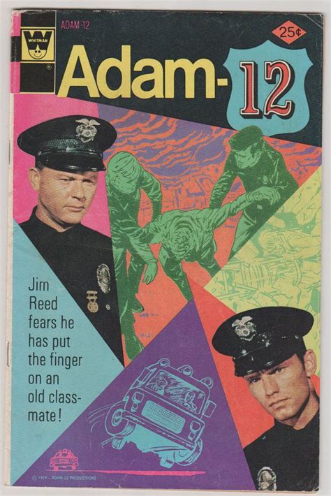 An Advertisement For The Movie Adam 12 With Two Men In Police