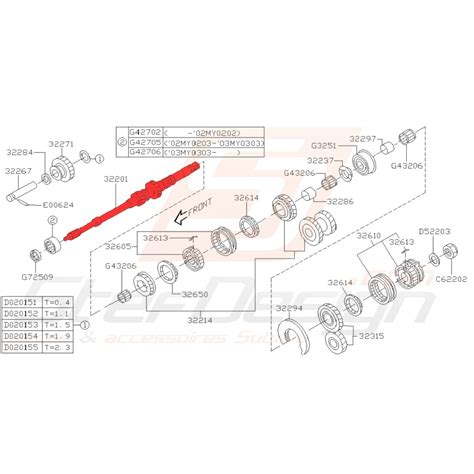 Arbre Primaire Pour Subaru Stef Design