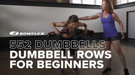 Dumbbell Row For Beginners | BowFlex