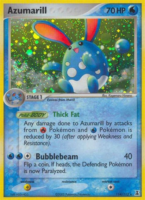 Azumarill 114 Delta Species 2005 Pokemon Card