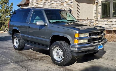 1999 Chevrolet Tahoe Lt 4x4 With A Recent Repaint Vin