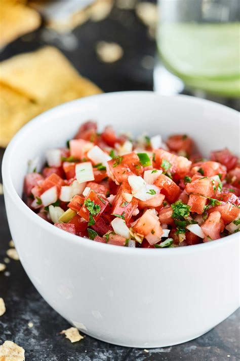 Easy Pico De Gallo Recipe 6 Ingredients And 10 Minutes