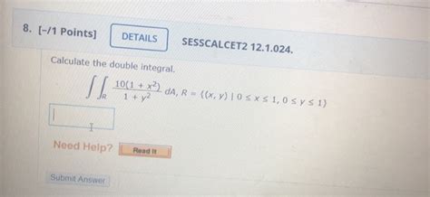 Solved Points Details Sesscalcet Chegg