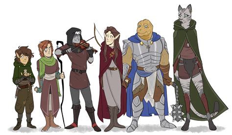 DnD: Height Chart by jovishark on DeviantArt