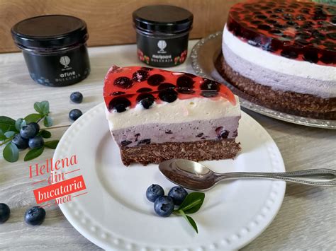 Hellena Din Bucataria Mea Cheesecake Cu Dulceata De Afine