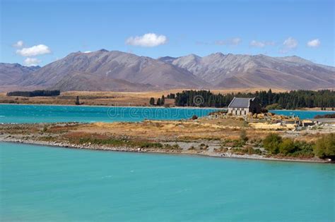 Iglesia En El Lago Tekapo Nueva Zelanda Imagen De Archivo Imagen De