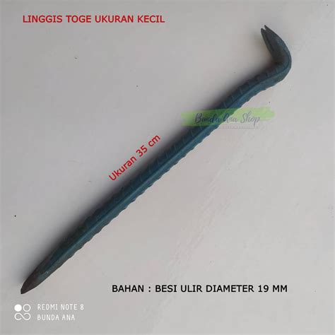 Jual Linggis Besi Ukuran 40 Cm 50 Cm 60 Cm Linggis Toge Cabut Paku