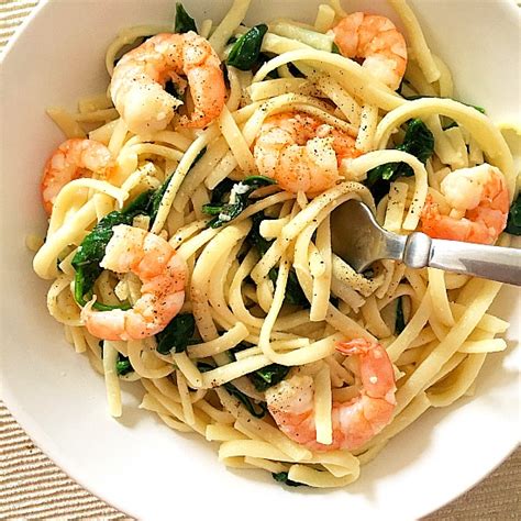 Pasta With Shrimp And Spinach My Gorgeous Recipes