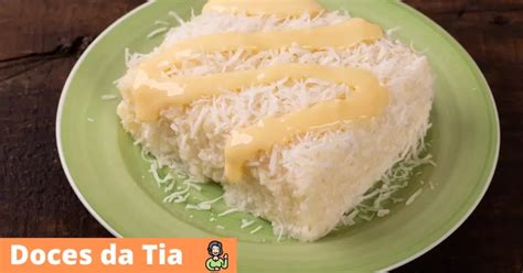 Receita De Bolo De Tapioca Uma Del Cia Nordestina