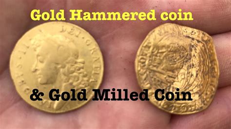 Gold Hammered Gold Milled Coins Metal Detecting UK YouTube