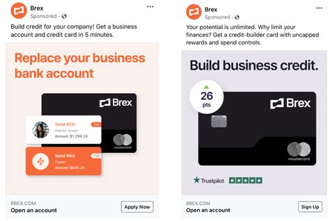 brex  ramp corporate payment card marketing