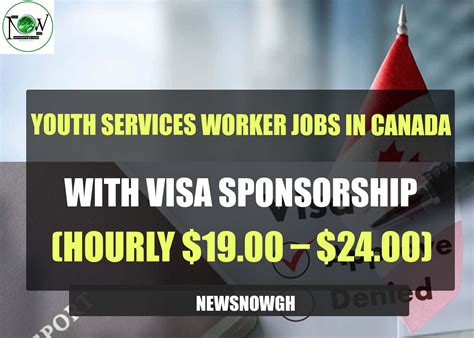 Youth Services Worker Jobs In Canada With Visa Sponsorship