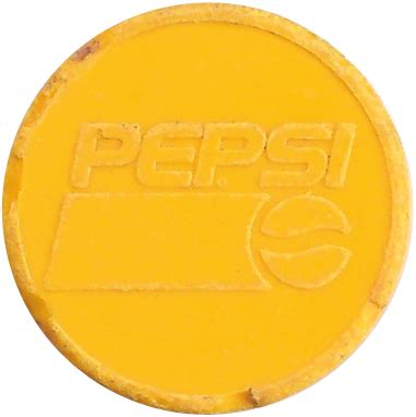 Shopping Cart Token Pepsi Cola Yellow Federal Republic Of Germany